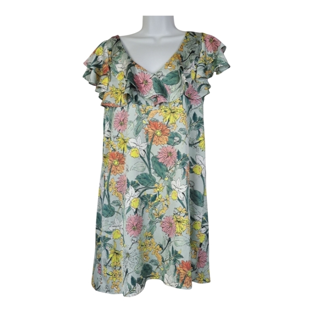 Molly Bracken Floral Flutter Sleeve Sundress